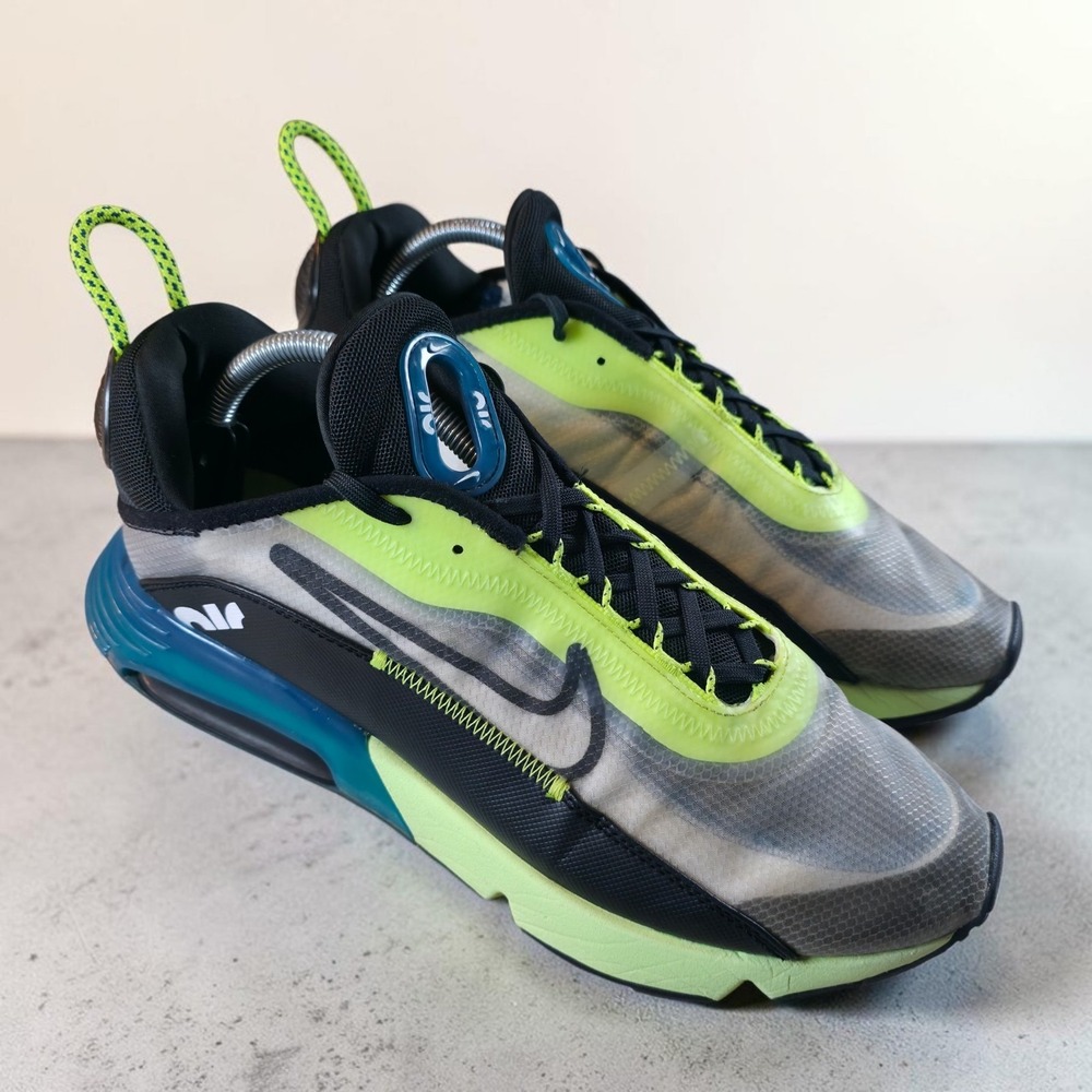 Nike Air Max 2090 BV9977-101 Men's US 10.5 Volt Blue Running Shoes Gym Sneakers